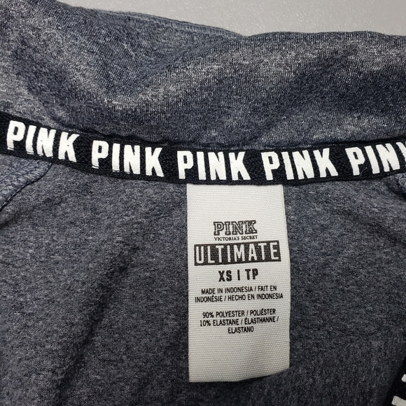 Pink Victoria's secret VS ultimate quarter zip active wear shirt/jacket XS - Picture 5 of 8